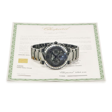 腕時計 ショパール CHOPARD インペリアーレ クロノグラフ 388549-3006 自動巻き メンズ 純正ダイヤ ブラックDLC加工 デイト