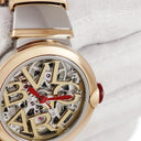 腕時計 ブルガリ BVLGARI ルチェア スケルトン LUP33SG 102878 自動巻き レディース K18PG無垢×SS コンビ ダイヤ サファイア