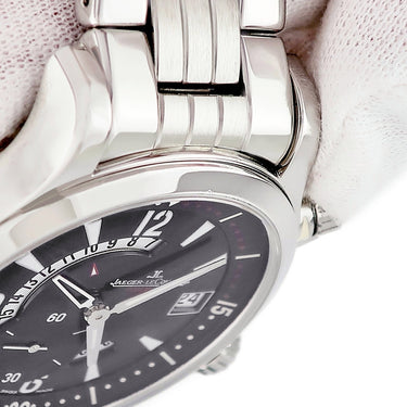 腕時計 ジャガールクルト JAEGER LECOULTRE マスターコンプレッサー デュアルマティーク Q1738470 146.8.02 自動巻き メンズ ブラック デイト