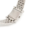 腕時計 エルメス HERMES Hウォッチ PM HH1.230 クオーツ レディース 純正ダイヤ ホワイト シェル H型ブレス スクエア