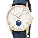 腕時計 ゼニス ZENITH エリート ムーンフェイズ 18.3100.692/01.C922 自動巻き メンズ 新品同様 K18RG無垢 バー ギョウシェ