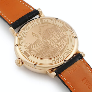 腕時計 IWC IWC ポートフィノ オートマティック IW356515 自動巻き メンズ K18RG無垢 純正ダイヤ ローマン バー デイト