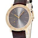 腕時計 ブルガリ BVLGARI ブルガリブルガリ 102505 BBP41GXTRO 手巻き メンズ K18PG無垢 グレー スモールセコンド