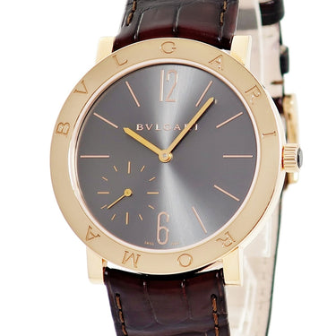 腕時計 ブルガリ BVLGARI ブルガリブルガリ 102505 BBP41GXTRO 手巻き メンズ K18PG無垢 グレー スモールセコンド