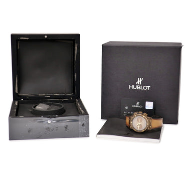 腕時計 ウブロ HUBLOT クラシック フュージョン クロノ ベルルッティ 521.BZ.05IG.VR.BER19 自動巻き メンズ コールドゴールド 限定