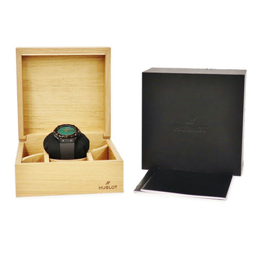 腕時計 ウブロ HUBLOT クラシックフュージョン ヨシダスペシャル 511.CM.5270.RX.MYOS 自動巻き メンズ 新品同様 純正ダイヤ 緑 限定