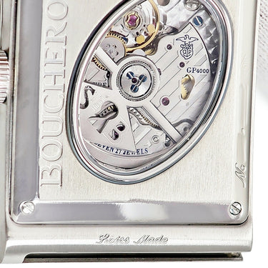 腕時計 ブシュロン BOUCHERON リフレ XL WA009213 自動巻き メンズ 純正ダイヤ デイト 角型 バー ローマン シルバー