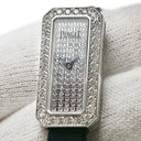 腕時計 ピアジェ PIAGET ライムライト P11014 クオーツ レディース 全面純正ダイヤ K18WG無垢 スクエア