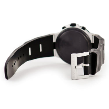 腕時計 ブルガリ BVLGARI アルミニウム クロノグラフ AC38TA 自動巻き メンズ オレンジ ブラック デイト スモールセコンド