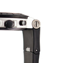 腕時計 ブルガリ BVLGARI アルミニウム クロノグラフ AC38TA 自動巻き メンズ オレンジ ブラック デイト スモールセコンド