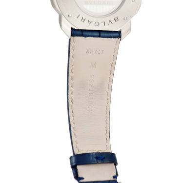 腕時計 ブルガリ BVLGARI オクト ローマ 103205 OCP41SG 自動巻き メンズ 新品同様 K18PG×SS コンビ ブルー デイト 八角形