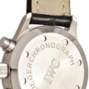 腕時計 IWC IWC シャフハウゼン フリーガー クロノグラフ IW374101 クオーツ メンズ ブラック パイロットウォッチ トリチウム