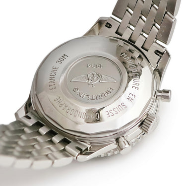 腕時計 ブライトリング BREITLING アヴィアスター A13024 自動巻き メンズ ブラウン デイト クロノグラフ スモールセコンド