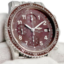 腕時計 ブライトリング BREITLING アヴィアスター A13024 自動巻き メンズ ブラウン デイト スモールセコンド クロノグラフ