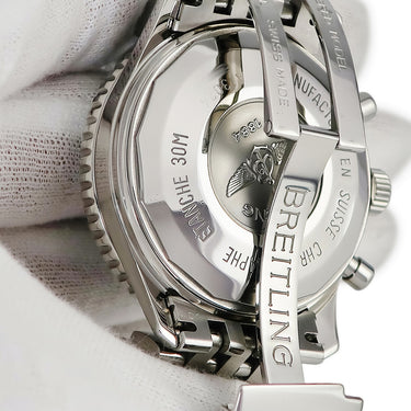 腕時計 ブライトリング BREITLING アヴィアスター A13024 自動巻き メンズ ブラウン デイト スモールセコンド クロノグラフ