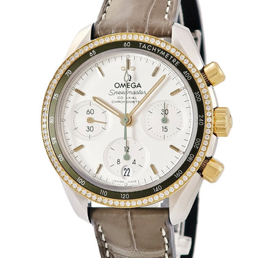 腕時計 オメガ OMEGA スピードマスター クロノグラフ 38mm 324.28.38.50.02.001 自動巻き メンズ K18YG×SS コンビ 純正ダイヤ