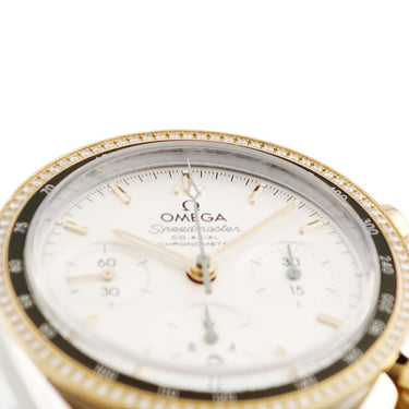 腕時計 オメガ OMEGA スピードマスター クロノグラフ 38mm 324.28.38.50.02.001 自動巻き メンズ K18YG×SS コンビ 純正ダイヤ