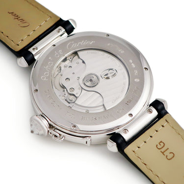 腕時計 カルティエ Cartier パシャ 42 WJ124006 自動巻き メンズ K18WG無垢 純正ダイヤ クロワゾネ ラウンド 限定