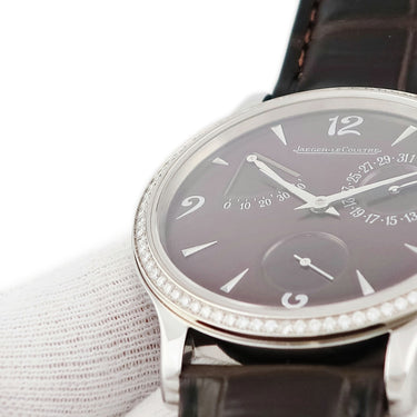 腕時計 ジャガールクルト JAEGER LECOULTRE マスター リザーブ ド マルシェ Q1488402 140.8.93.S 自動巻き メンズ 純正ダイヤ ブラウン