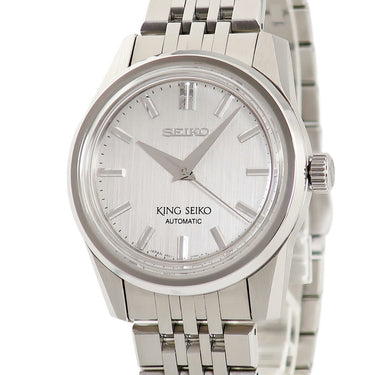 腕時計 セイコー SEIKO キングセイコー SDKS003 6R31-00D0 自動巻き メンズ KSK シルバー バー ライターカット