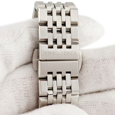 腕時計 セイコー SEIKO キングセイコー SDKS003 6R31-00D0 自動巻き メンズ KSK シルバー バー ライターカット