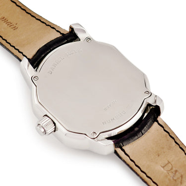 腕時計 ダニエルロート Daniel Roth メトロポリタン 857.X.10 自動巻き メンズ AM/PM表示 シルバー アラビア ワールドタイマー 青針