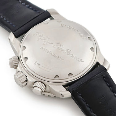腕時計 ブランパン BLANCPAIN フィフティ ファゾムス フライバック クロノグラフ 5085FB-1140-52B 自動巻き メンズ ブルー ダイバーズ