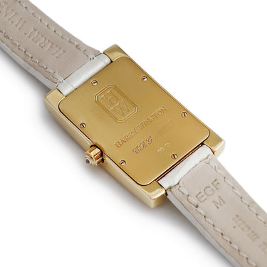 腕時計 ハリーウィンストン Harry Winston アヴェニュー オーロラ 310/LQGL.MA03 クオーツ レディース K18YG無垢 純正ダイヤ＆サファイア