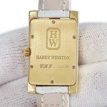 腕時計 ハリーウィンストン Harry Winston アヴェニュー オーロラ 310/LQGL.MA03 クオーツ レディース K18YG無垢 純正ダイヤ＆サファイア