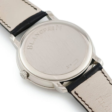 腕時計 ブランパン BLANCPAIN ヴィルレ インバーテッド 6616-1527-55B 手巻き メンズ K18WG無垢 ローマン ホワイトセラミック