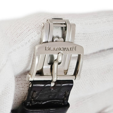 腕時計 ブランパン BLANCPAIN ヴィルレ インバーテッド 6616-1527-55B 手巻き メンズ K18WG無垢 ローマン ホワイトセラミック