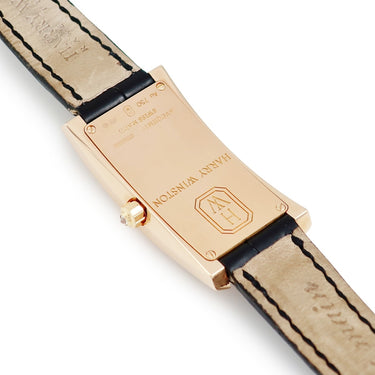 腕時計 ハリーウィンストン Harry Winston アヴェニューC アールデコ AVCQHM19RR031 クオーツ レディース K18RG無垢 純正ダイヤ ギョウシェ