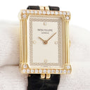 腕時計 パテックフィリップ PATEK PHILIPPE グリーク 4632 手巻き レディース K18YG無垢 純正ダイヤ シルバー スクエア
