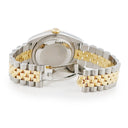 腕時計 ロレックス ROLEX デイトジャスト ターノグラフ 116263 F番 自動巻き メンズ F番 K18YG×SS コンビ シャンパン バー 回転ベゼル