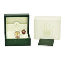 腕時計 ロレックス ROLEX デイトジャスト ターノグラフ 116263 F番 自動巻き メンズ F番 K18YG×SS コンビ シャンパン バー 回転ベゼル