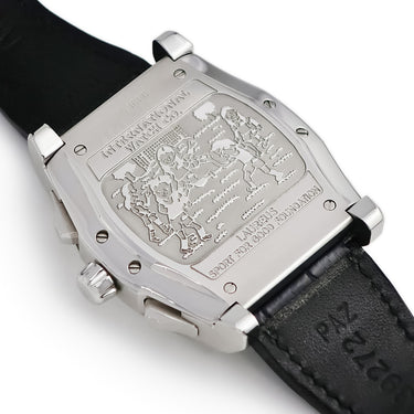 腕時計 IWC IWC ダ・ヴィンチ クロノグラフ ローレウス IW376404 自動巻き メンズ ダークブルー デイト トノー 限定