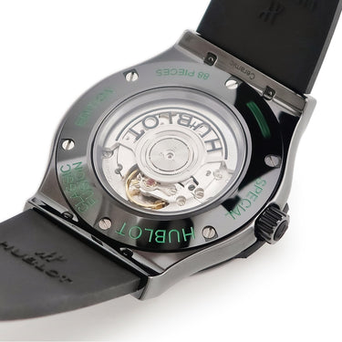 腕時計 ウブロ HUBLOT クラシックフュージョン ヨシダスペシャル 511.CM.5270.RX.MYOS 自動巻き メンズ 純正ダイヤ 緑 限定