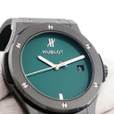 腕時計 ウブロ HUBLOT クラシックフュージョン ヨシダスペシャル 511.CM.5270.RX.MYOS 自動巻き メンズ 純正ダイヤ 緑 限定