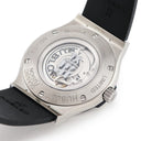 腕時計 ウブロ HUBLOT クラシックフュージョン 40th アニバーサリー チタニウム 511.NX.1270.RX.MDM40 自動巻き メンズ 黒 限定