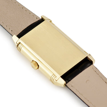 腕時計 ジャガールクルト JAEGER LECOULTRE ビッグレベルソ 270.1.62 手巻き メンズ K18YG無垢 スモールセコンド 青針 ヴィンテージ