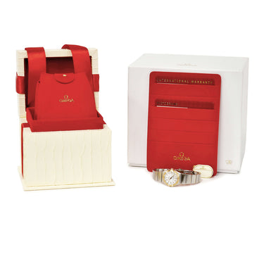 腕時計 オメガ OMEGA コンステレーション ブラッシュクォーツ 123.20.24.60.05.001 クオーツ レディース K18RG×SS コンビ シェル