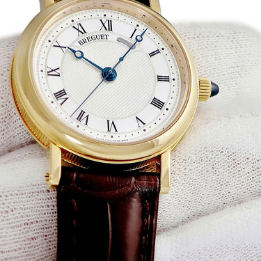腕時計 ブレゲ BREGUET クラシック 8067 8067BA/52/964 自動巻き レディース K18YG無垢 シェル ローマン ブレゲ針