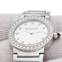 腕時計 ブルガリ BVLGARI ブルガリブルガリ BBL26S/D クオーツ レディース 純正ダイヤ ホワイト シェル ラウンド