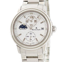 腕時計 ブランパン BLANCPAIN レマン ダブルタイムゾーン ナイト＆デイ 2160-1127-71 自動巻き メンズ ホワイト GMT スモールセコンド