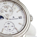 腕時計 ブランパン BLANCPAIN レマン ダブルタイムゾーン ナイト＆デイ 2160-1127-71 自動巻き メンズ ホワイト GMT スモールセコンド