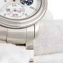 腕時計 ブランパン BLANCPAIN レマン ダブルタイムゾーン ナイト＆デイ 2160-1127-71 自動巻き メンズ ホワイト GMT スモールセコンド