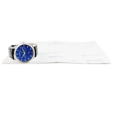 腕時計 ジャガールクルト JAEGER LECOULTRE マスター ウルトラスリム リザーブドマルシェ Q1378480 176.8.38.S 自動巻き メンズ デイト