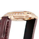 腕時計 カルティエ Cartier バロンブルー ドゥ カルティエ WJBB0018 クオーツ レディース K18RG無垢 純正ダイヤ シルバー 青針