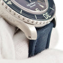 腕時計 ブランパン BLANCPAIN フィフティ ファゾムス 5015D-1140-52B 自動巻き メンズ ブルー ダイバーズ デイト ギョウシェ