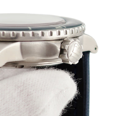 腕時計 ブランパン BLANCPAIN フィフティ ファゾムス 5015D-1140-52B 自動巻き メンズ ブルー ダイバーズ デイト ギョウシェ